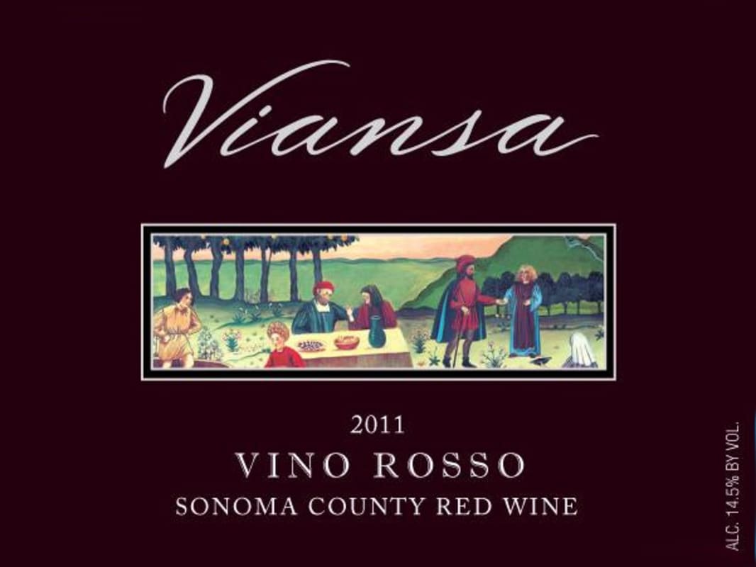 Viansa Winery Vino Rosso 2011 Front Label