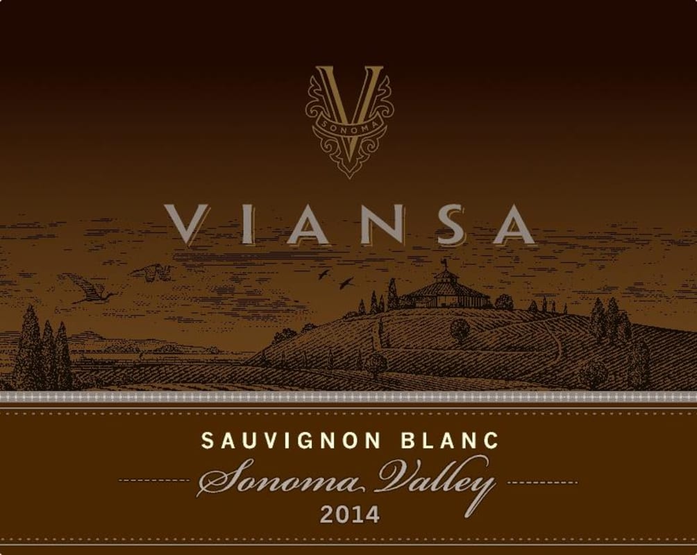 Viansa Winery Sauvignon Blanc 2014 Front Label