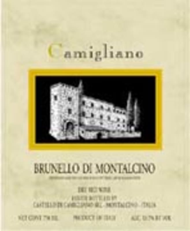 Camigliano Brunello di Montalcino 1998 Front Label