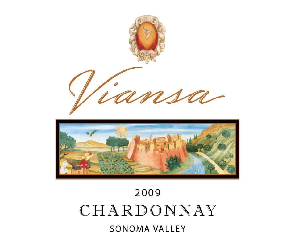 Viansa Winery Chardonnay 2009 Front Label