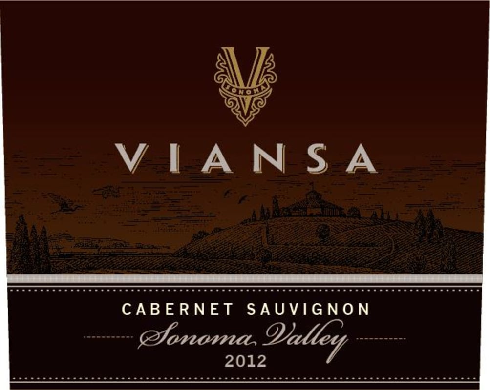 Viansa Winery Cabernet Sauvignon 2012 Front Label