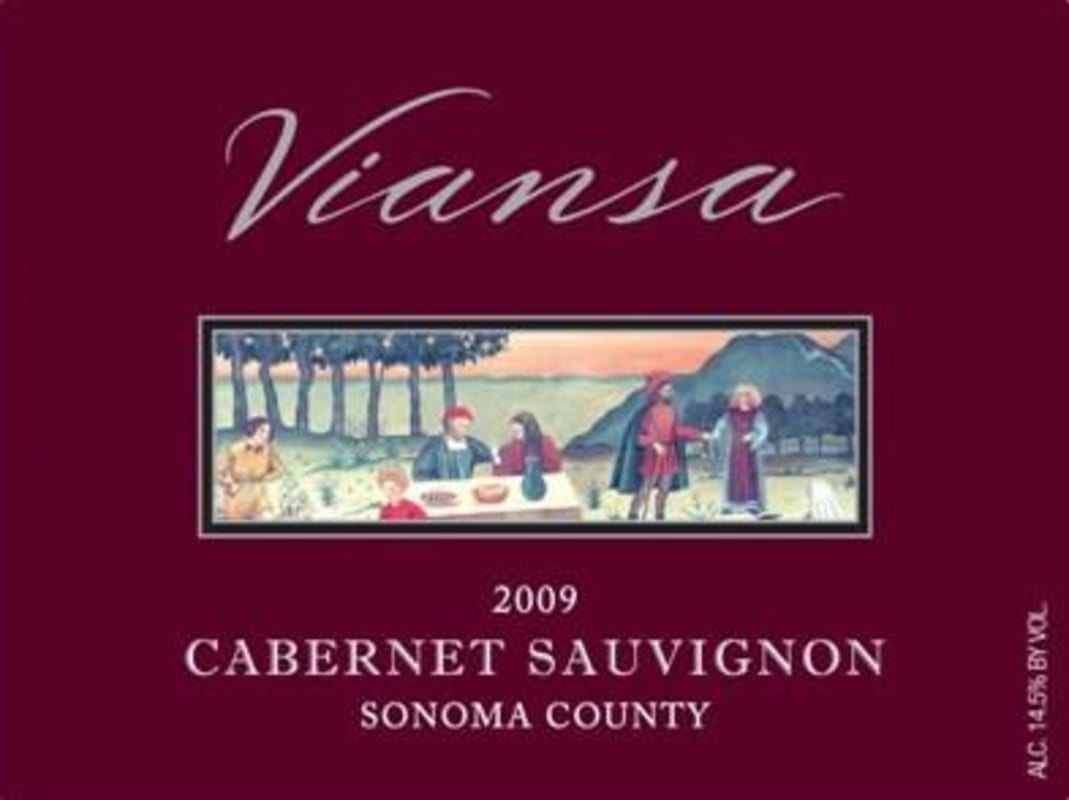 Viansa Winery Cabernet Sauvignon 2009 Front Label