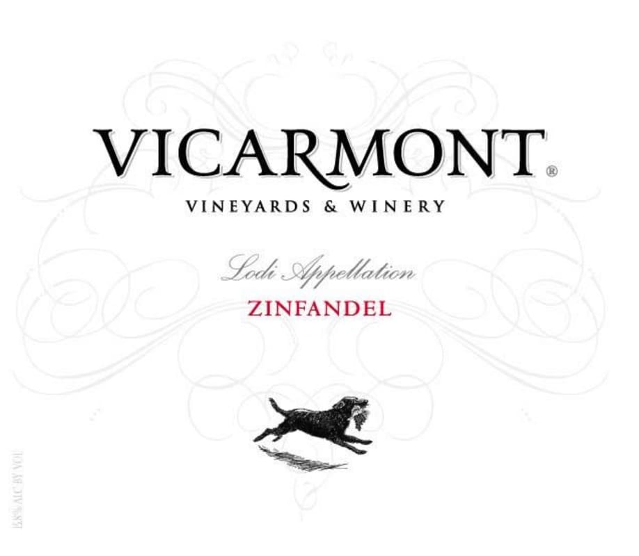 Vicarmont Vineyards & Winery Zinfandel 2009 Front Label