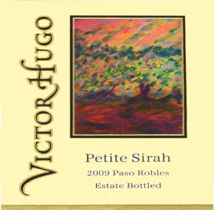 Victor Hugo Winery Petite Sirah 2009 Front Label