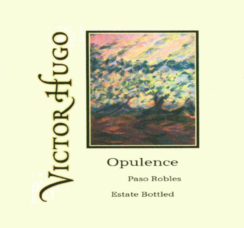 Victor Hugo Winery Opulence 2009 Front Label