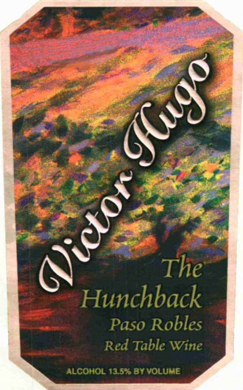 Victor Hugo Winery Hunchback 2009 Front Label