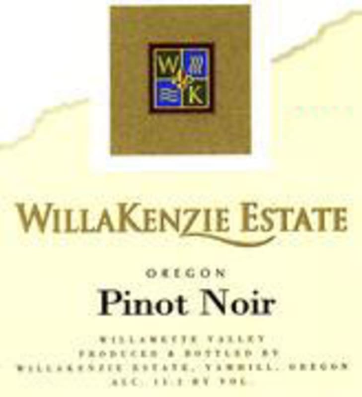 WillaKenzie Estate Willamette Valley Pinot Noir 2001 Front Label