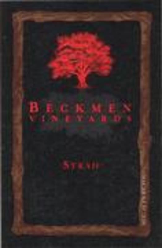 Beckmen Estate Syrah 2001 Front Label