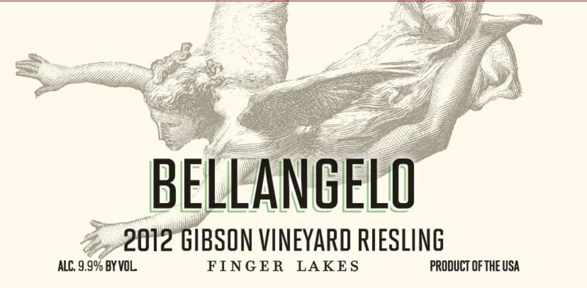 Villa Bellangelo Gibson Vineyard Riesling 2012 Front Label