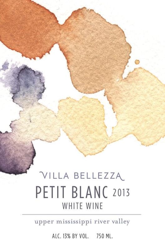 Villa Bellezza Winery and Vineyards Petit Blanc 2013 Front Label