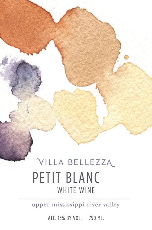Villa Bellezza Winery and Vineyards Petit Blanc 2015 Front Label
