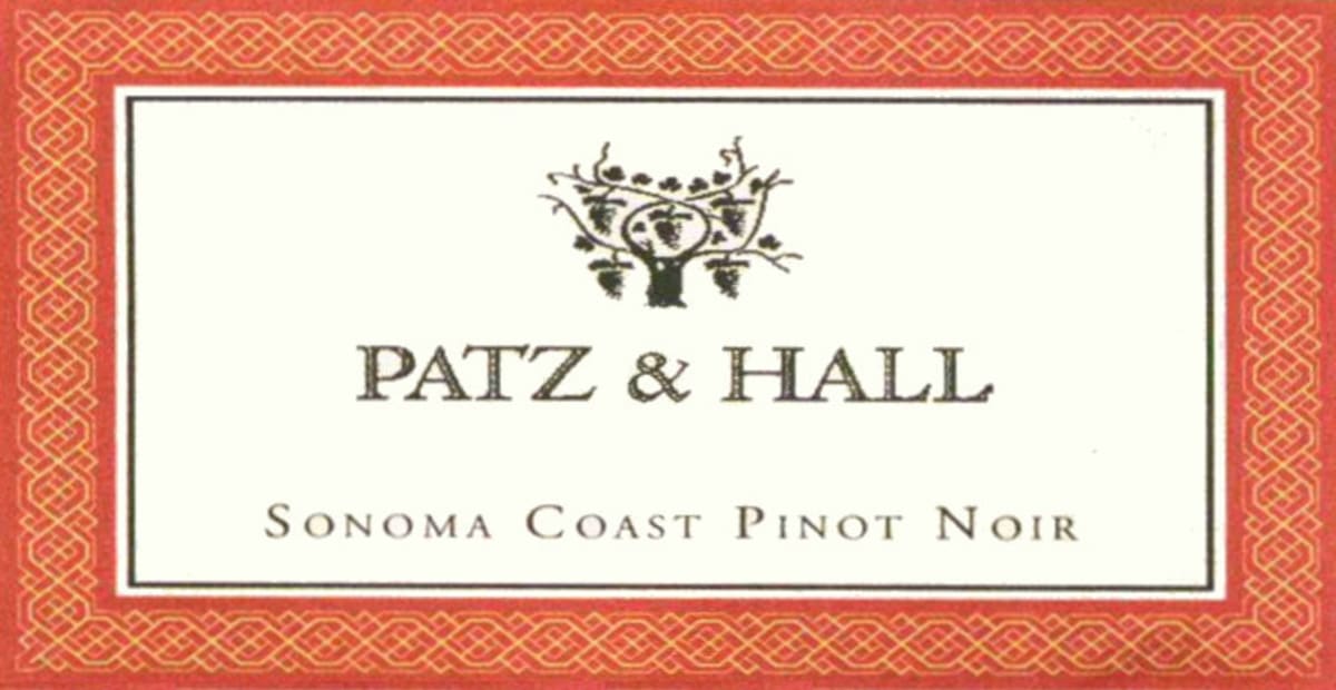 Patz & Hall Sonoma Coast Pinot Noir 2008 Front Label