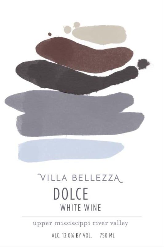 Villa Bellezza Winery and Vineyards Upper Mississippi River Valley Dolce White 2013 Front Label