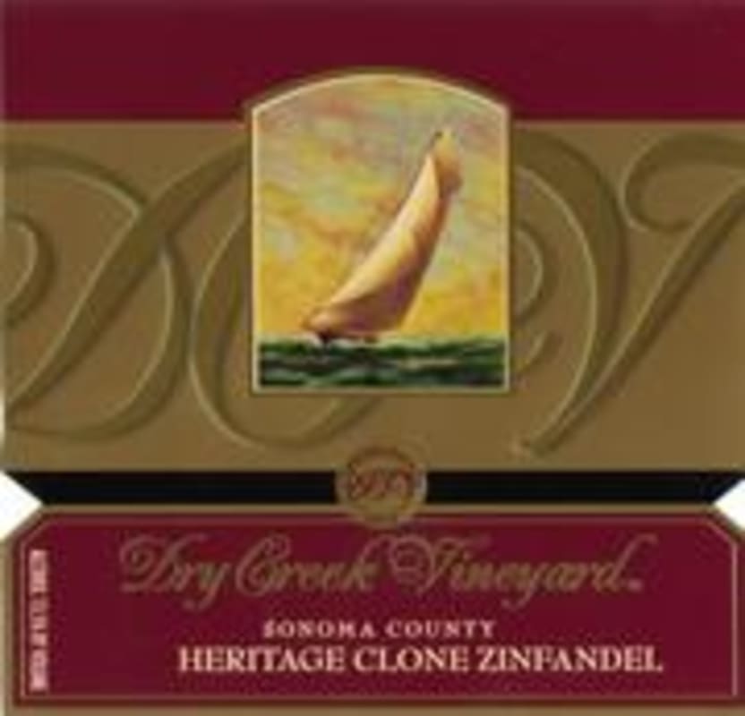 Dry Creek Vineyard Heritage Vines Zinfandel 2001 Front Label