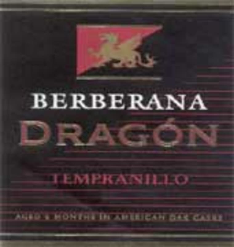Berberana Dragon Tempranillo 2000 Front Label