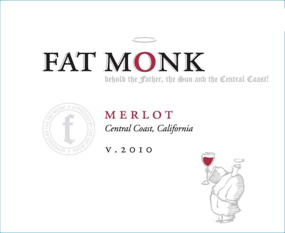 Villa San-Juliette Fat Monk Merlot 2010 Front Label