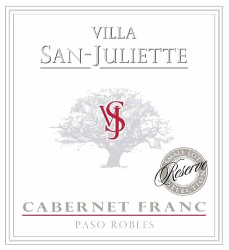 Villa San-Juliette Reserve Cabernet Franc 2013 Front Label