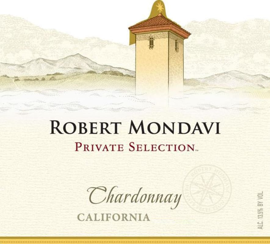 Robert Mondavi Private Selection Chardonnay 2009 Front Label