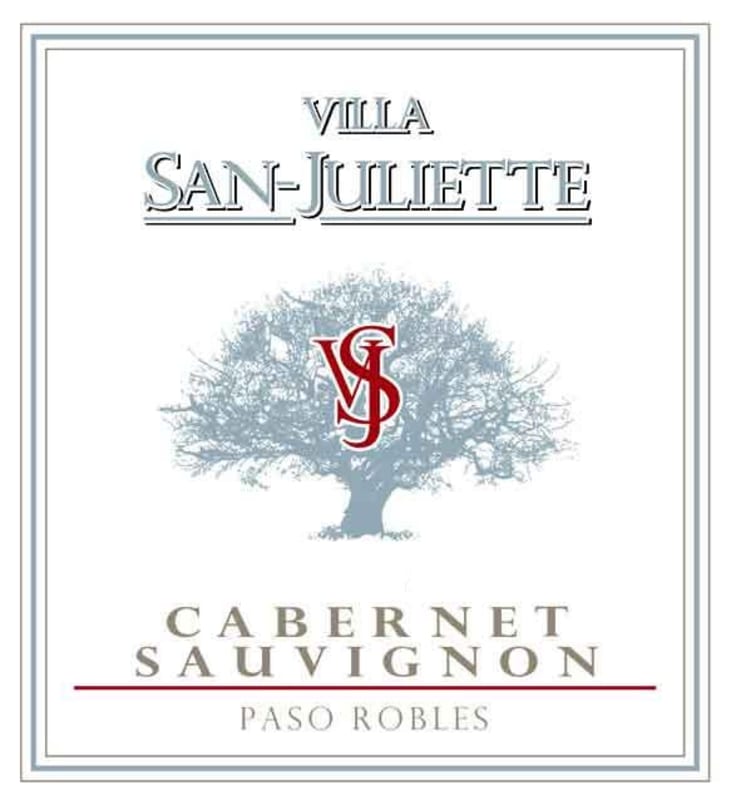 Villa San-Juliette Cabernet Sauvignon 2013 Front Label