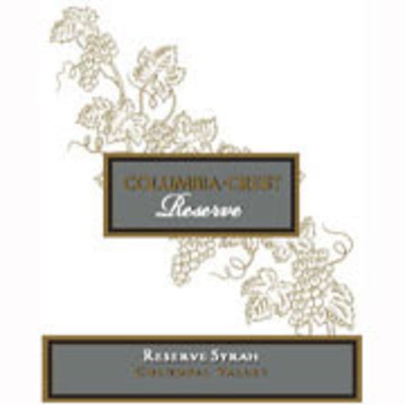Columbia Crest Reserve Syrah 2001 Front Label