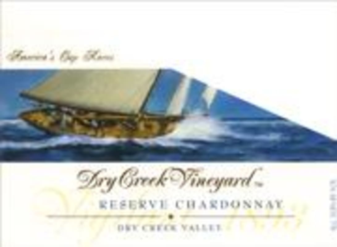 Dry Creek Vineyard Reserve Chardonnay 2000 Front Label