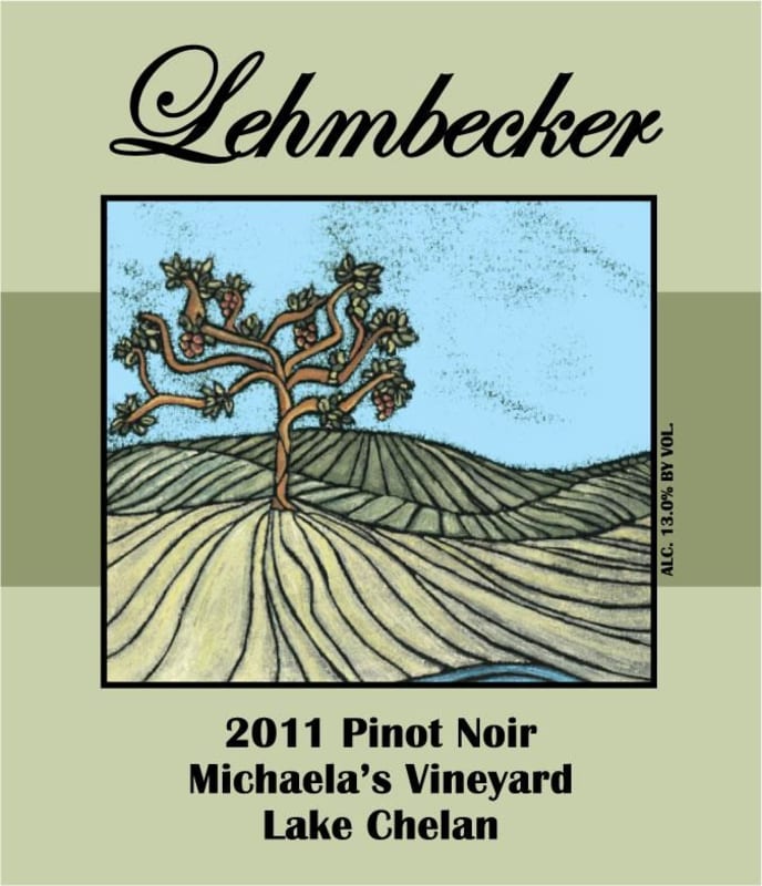 Vin du Lac Lehmbecker Michaela's Vineyard Pinot Noir 2011 Front Label