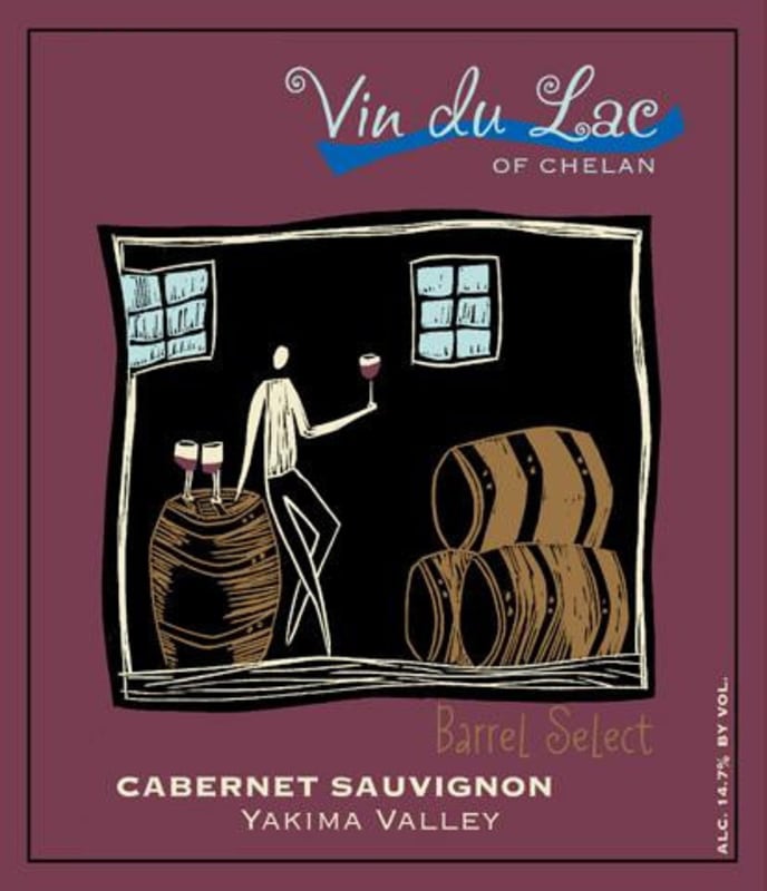 Vin du Lac Barrel Select Cabernet Sauvignon 2006 Front Label