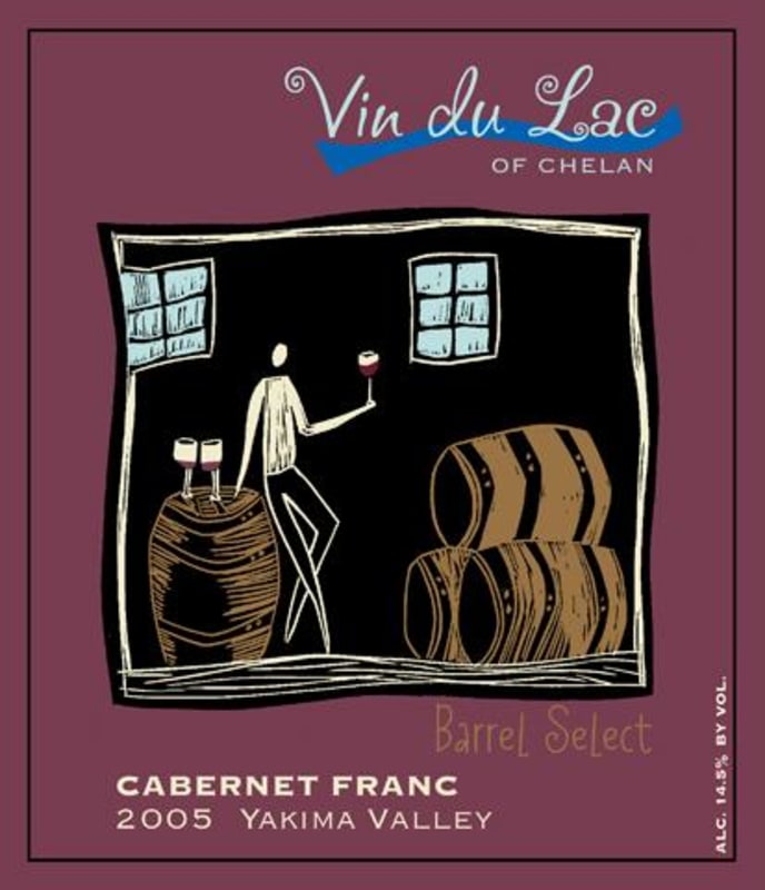 Vin du Lac Chelan Barrel Cabernet Franc 2005 Front Label