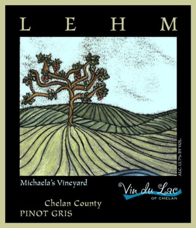 Vin du Lac LEHM Pinot Gris 2010 Front Label