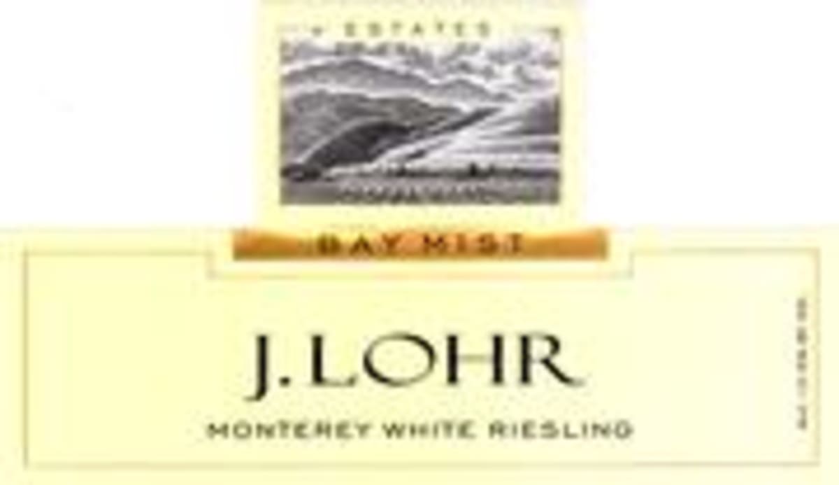 J. Lohr Bay Mist White Riesling 1998 Front Label