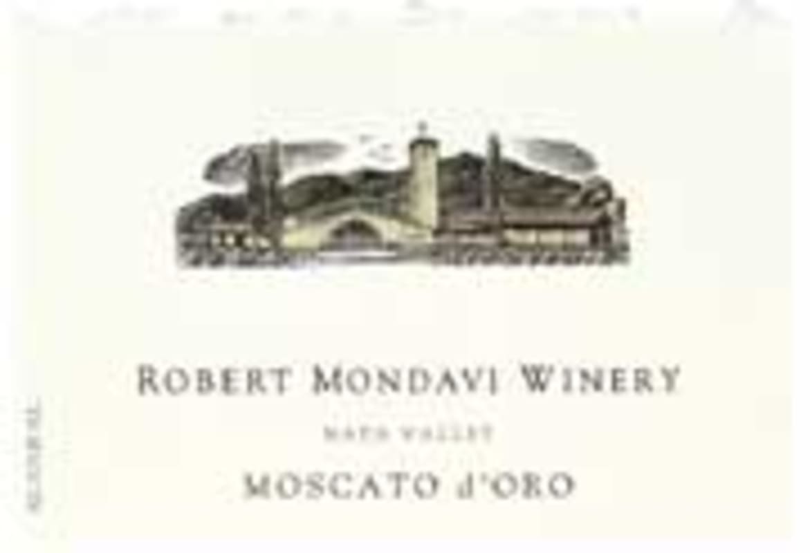 Robert Mondavi Moscato d'Oro (500ml) 2002 Front Label