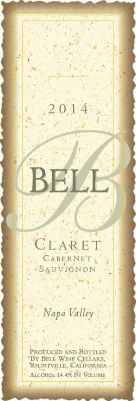 Bell Wine Cellars Claret Cabernet Sauvignon 2014 Front Label