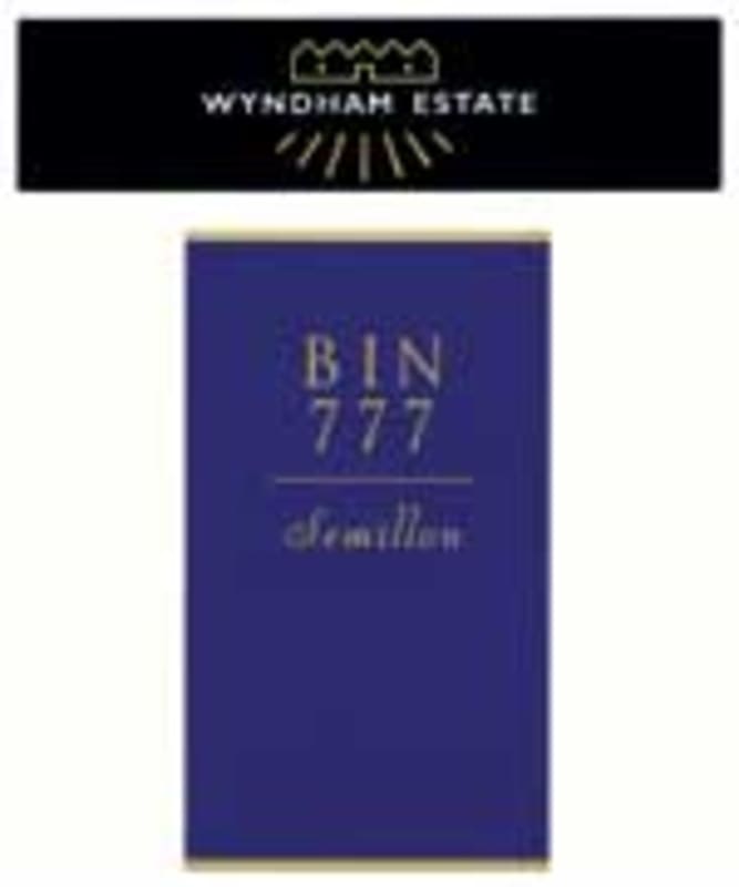 Wyndham Bin 777 Semillon 2002 Front Label