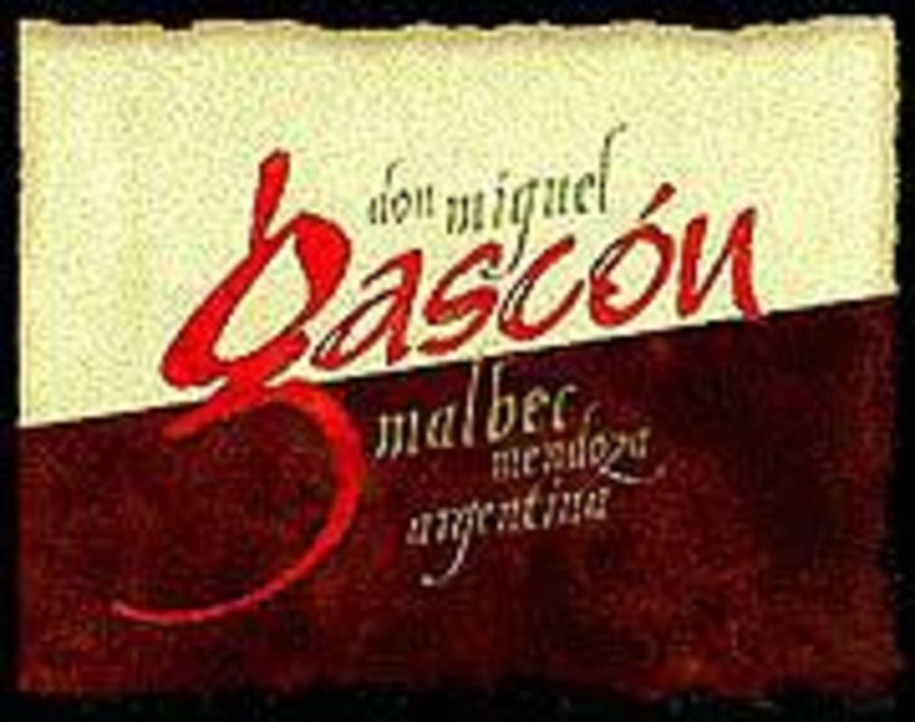 Don Miguel Gascon Malbec 2002 Front Label