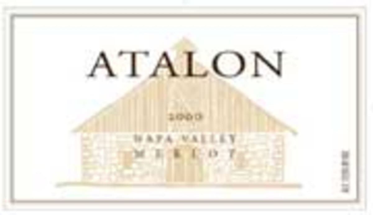 Atalon Merlot 2000 Front Label