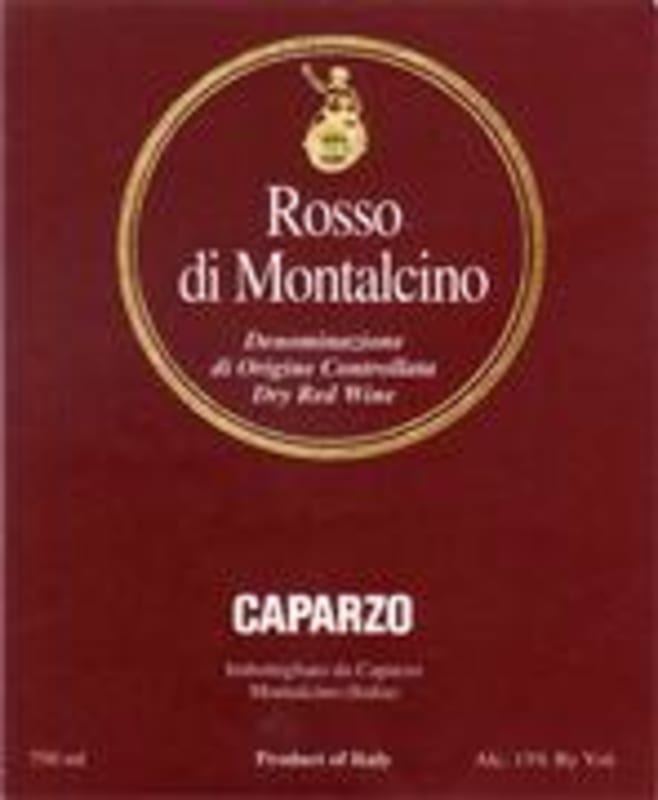 Caparzo Rosso di Montalcino 2001 Front Label