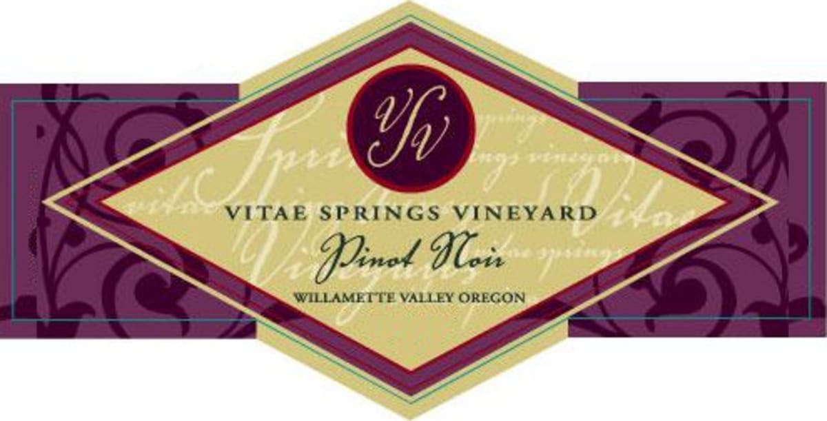 Vitae Springs Vineyard Pinot Noir 2006 Front Label