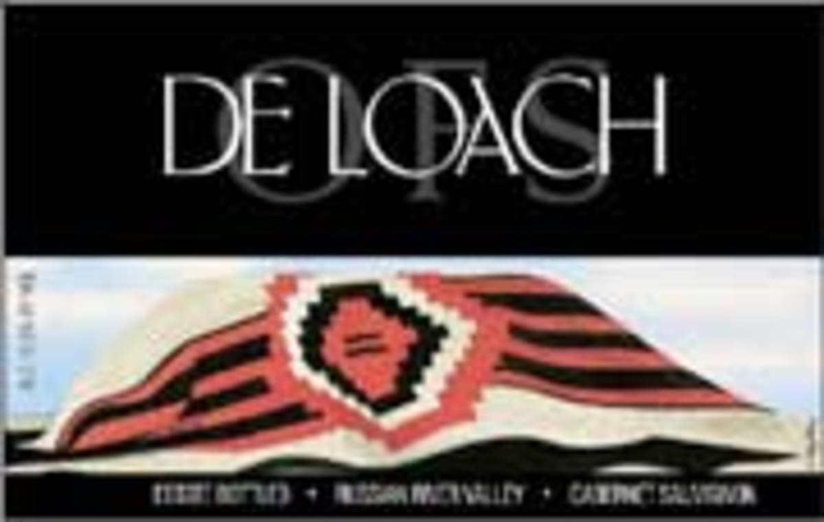 DeLoach California Cabernet Sauvignon 2001 Front Label