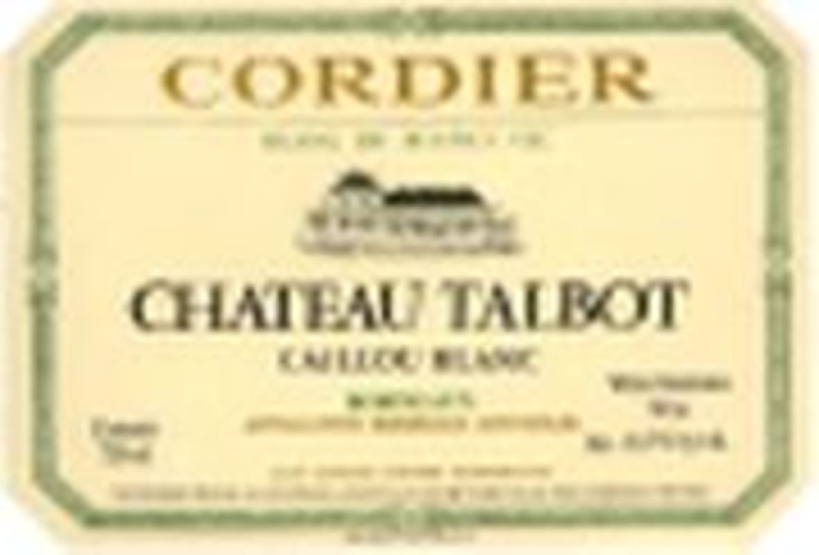 Chateau Talbot 1961 Front Label