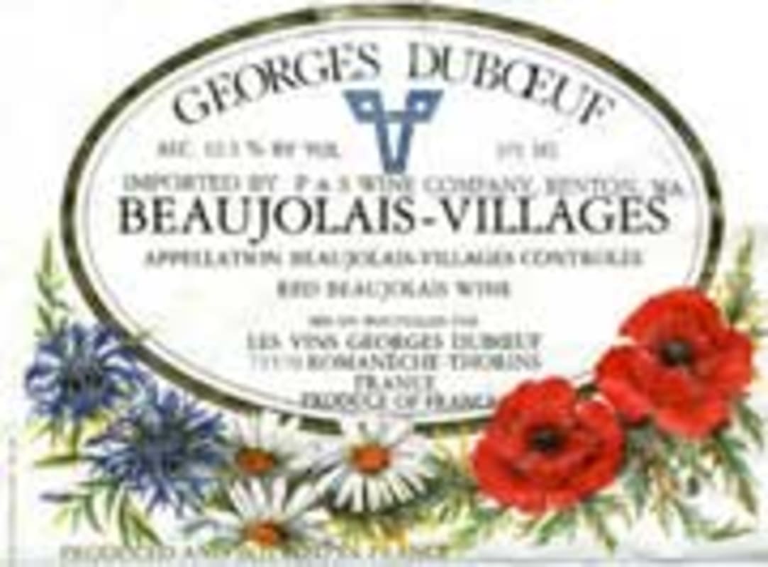 Duboeuf Beaujolais Villages (half-bottle) 2002 Front Label