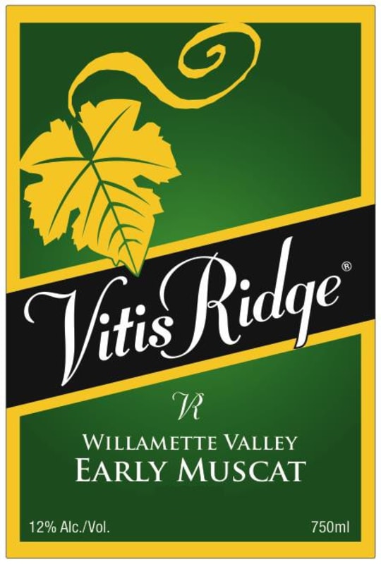 Vitis Ridge Early Muscat 2013 Front Label