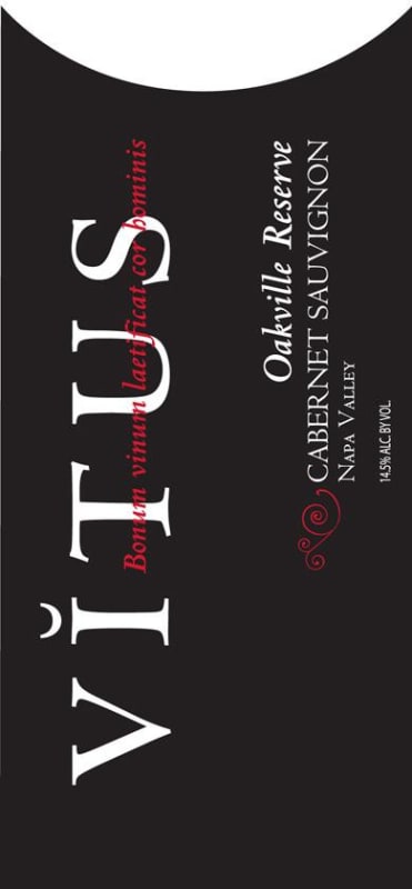 Vitus Reserve Cabernet Sauvignon 2009 Front Label