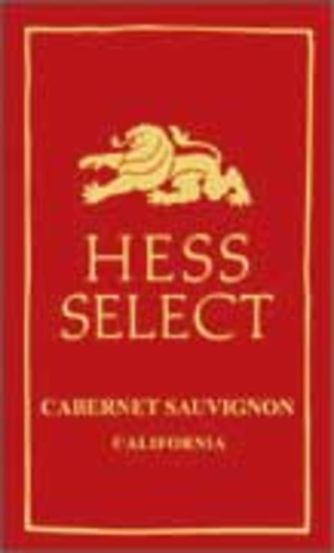 Hess Select Cabernet Sauvignon 2001 Front Label