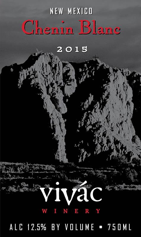 Vivac Winery Chenin Blanc 2015 Front Label
