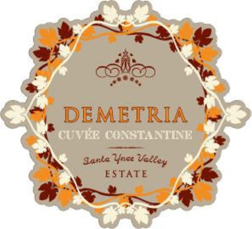 Demetria Estate Cuvee Constantine Red Wine 2010 Front Label