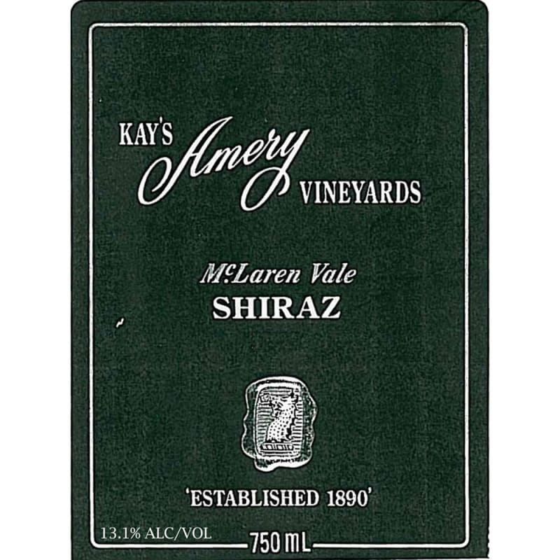 Kay Brothers Shiraz 2001 Front Label
