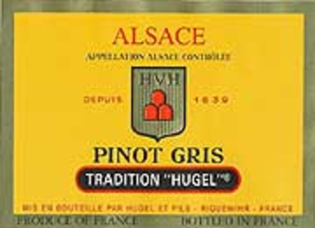 Hugel Tradition Cuvee Tokay Pinot Gris 2000 Front Label