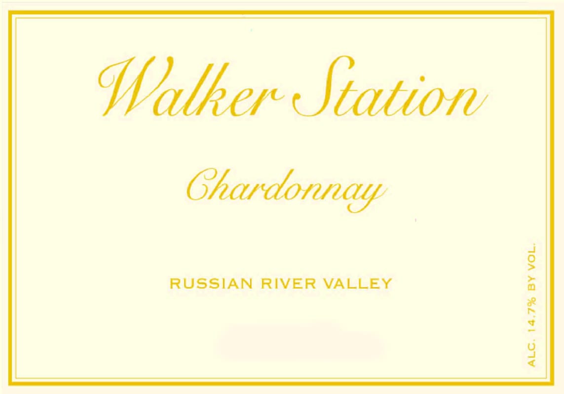 Walker Station Vineyards Chardonnay 2011 Front Label