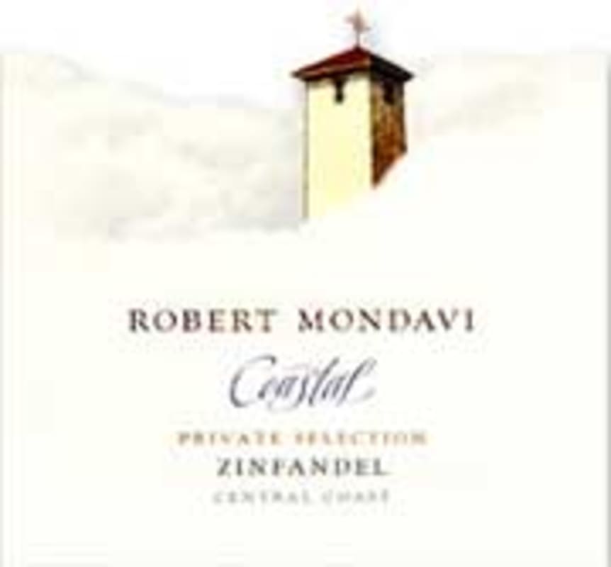 Robert Mondavi Coastal Zinfandel 2001 Front Label