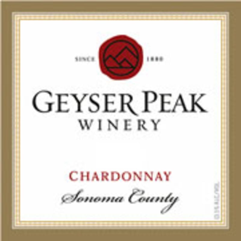 Geyser Peak Chardonnay 2002 Front Label